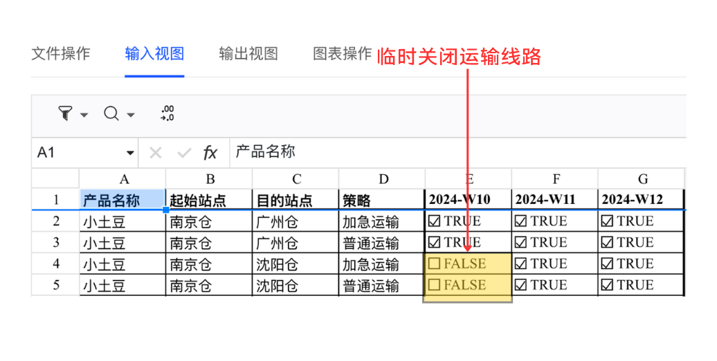 运输线路中断场景配置